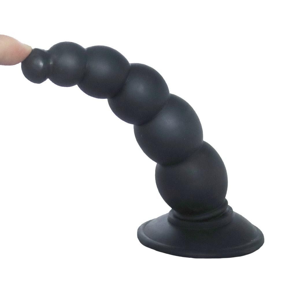 Large Suction Cup Anal Beads - LUSTLOVER