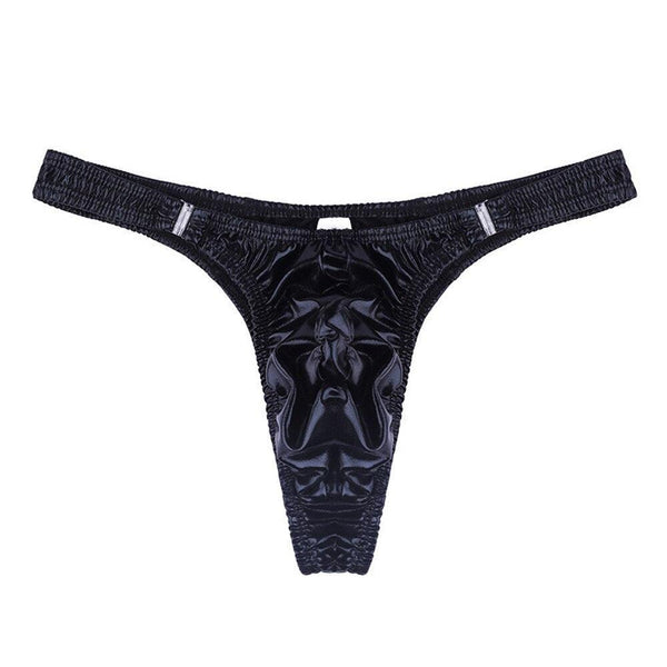 Leather Bikini G String Underwear - LUSTLOVER