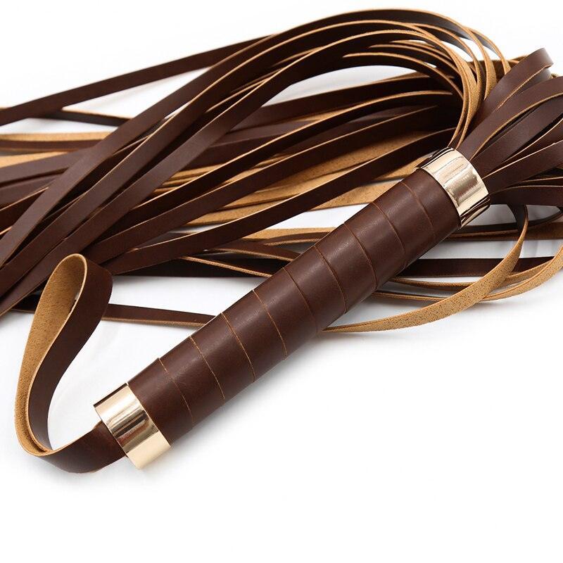 Leather Whip Flogger - LUSTLOVER