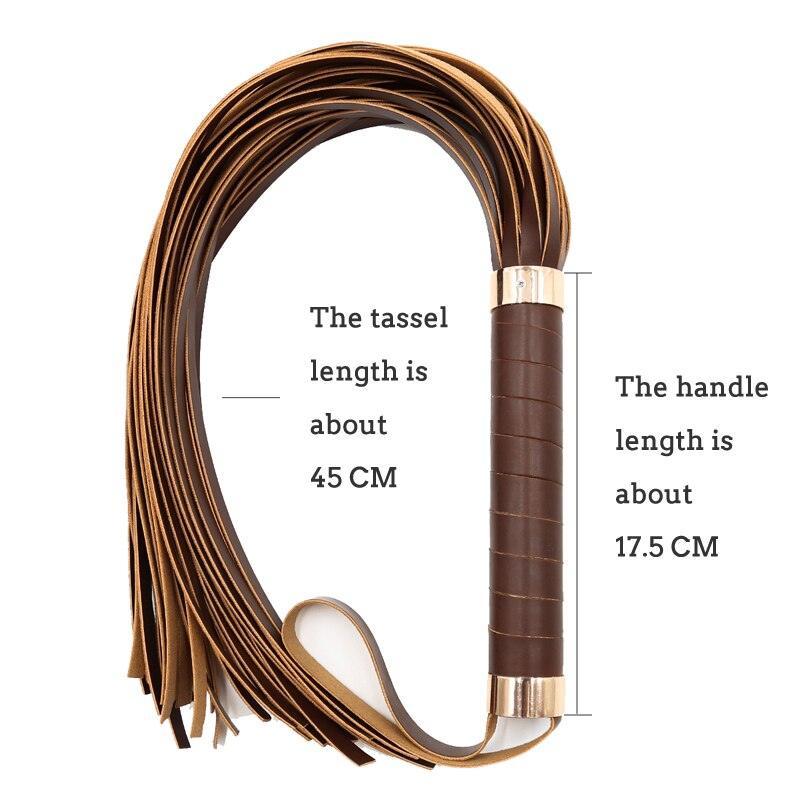 Leather Whip Flogger - LUSTLOVER