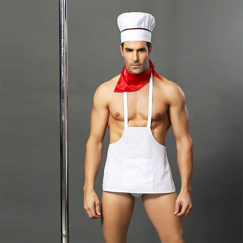 Male Chef Costume - LUSTLOVER