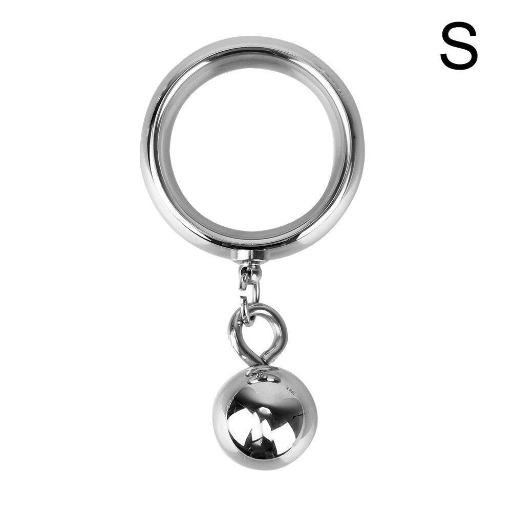 Metal Ring With Weight Ball - LUSTLOVER