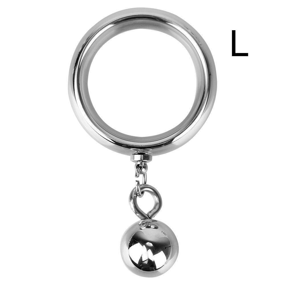 Metal Ring With Weight Ball - LUSTLOVER