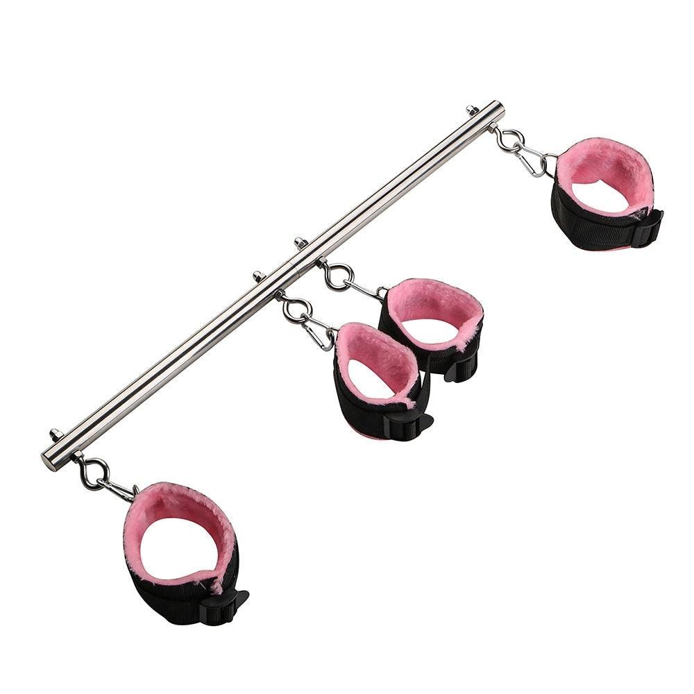 Nylon Stainless Steel Extendable Spreader Bar - LUSTLOVER