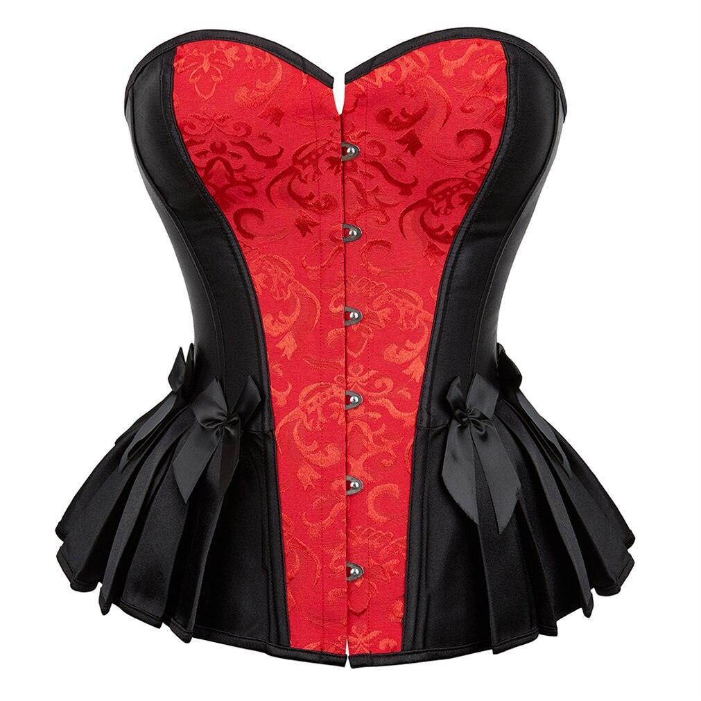 Overbust Bustier Printing Corsets - LUSTLOVER