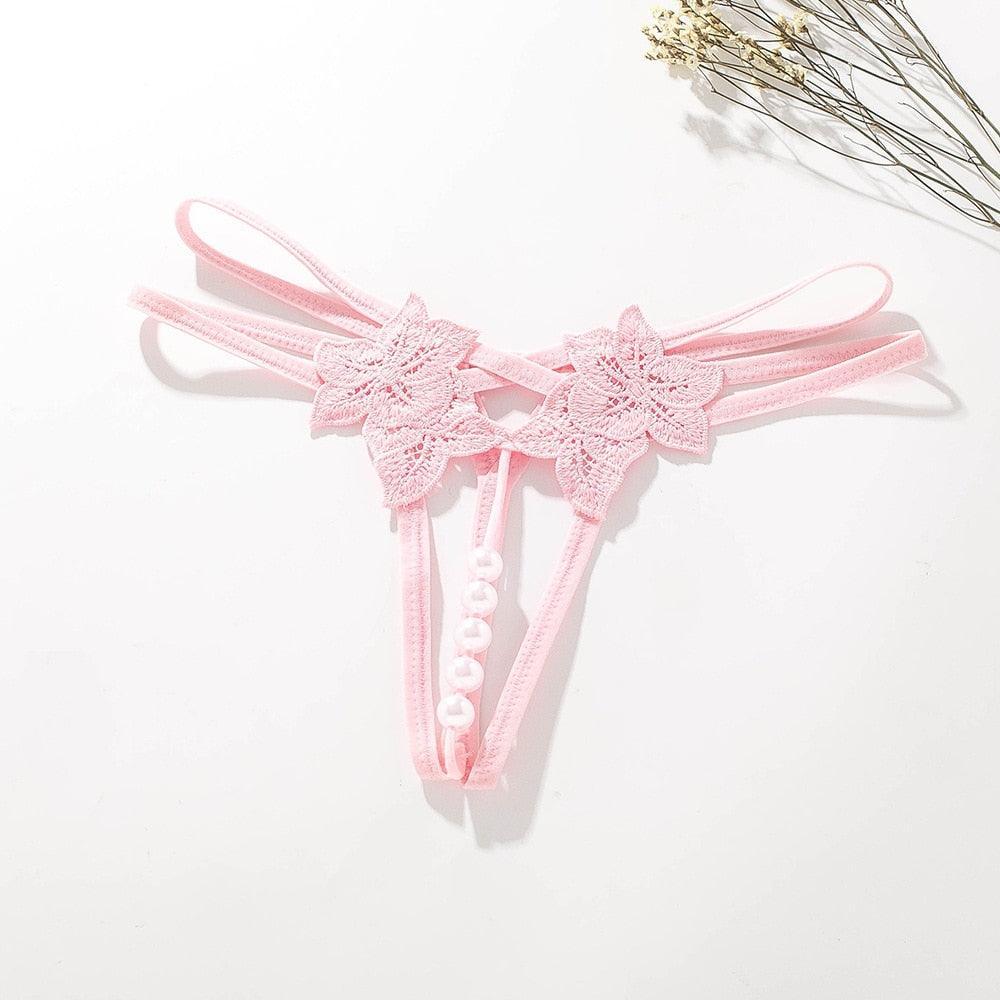 Pearl String Massage Thread Panties - LUSTLOVER