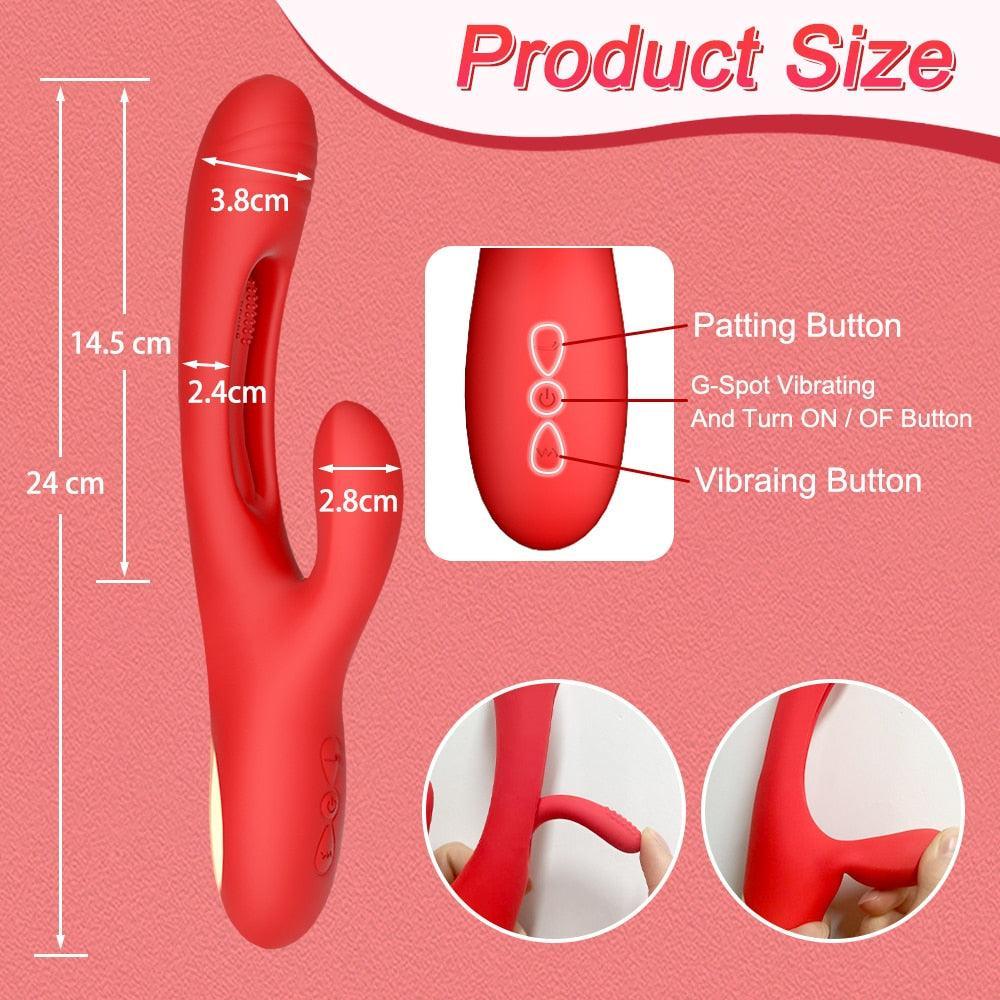 Rabbit G-Spot Flapping Vibrator - LUSTLOVER