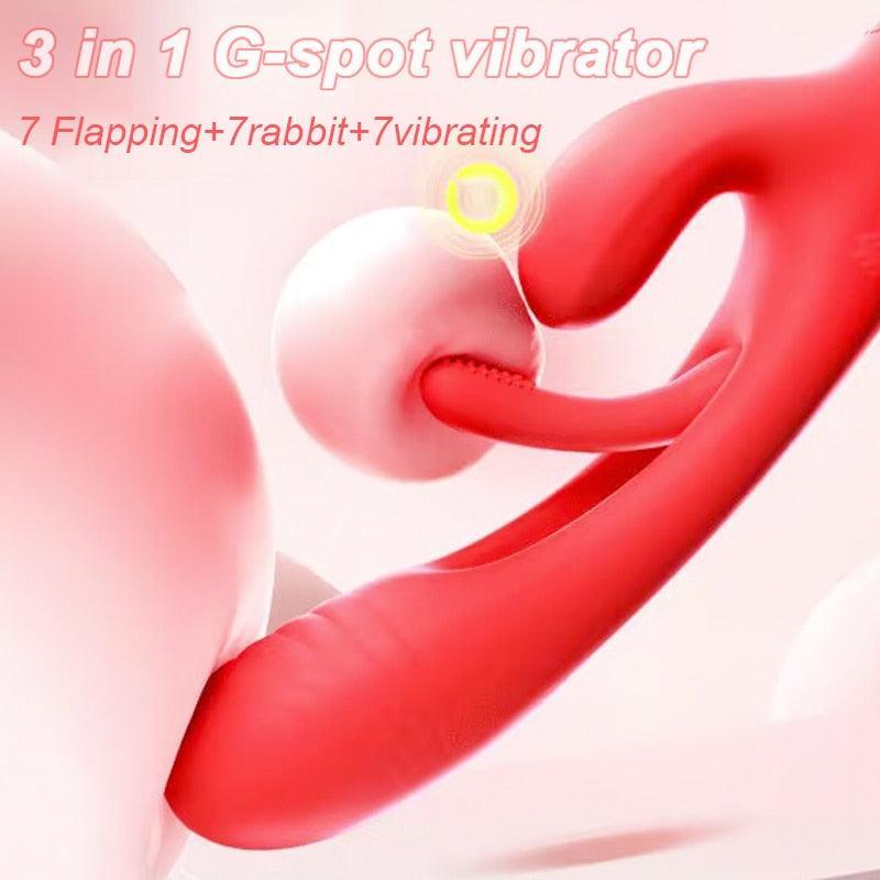 Rabbit G-Spot Flapping Vibrator - LUSTLOVER