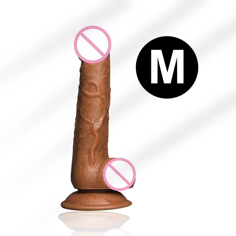 Realistic Huge Suction Cup Dildo - LUSTLOVER