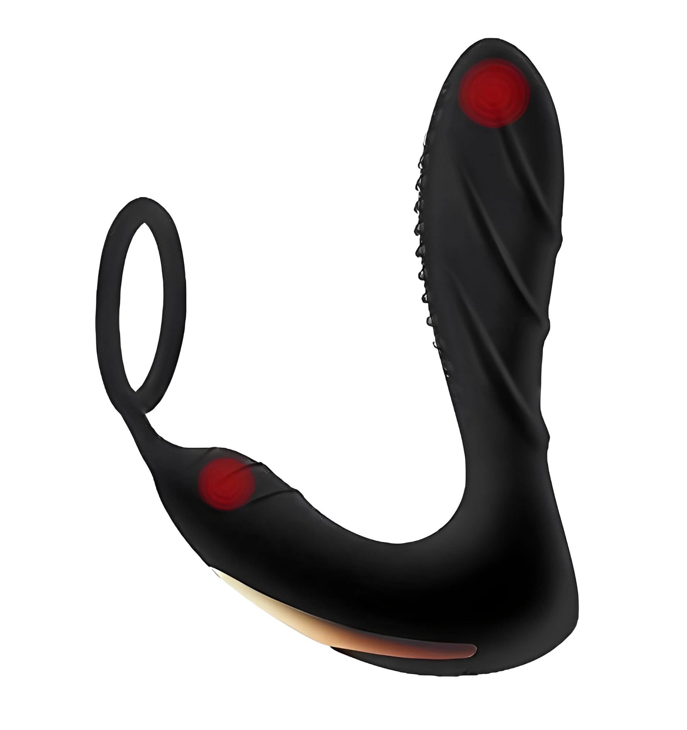 Remote Control 10 Vibrating Modes Cock Ring Prostate Massager - LUSTLOVER