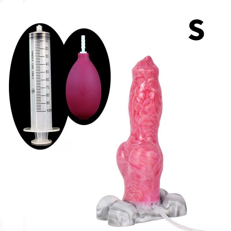 Remote Control Ejaculating Dildo Vibrator - LUSTLOVER