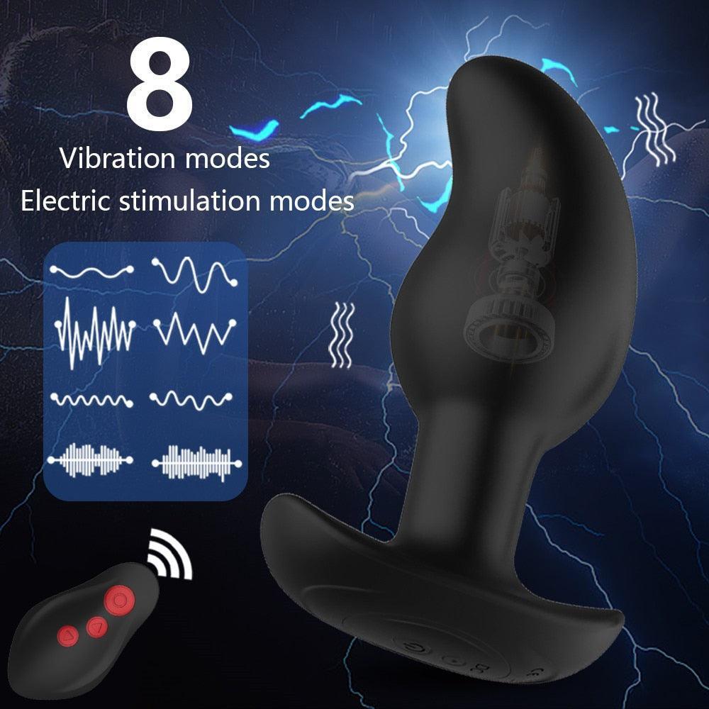 Remote Control Electric Shock Prostate Massager - LUSTLOVER