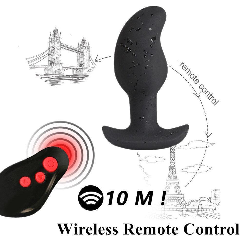 Remote Control Electric Shock Prostate Massager - LUSTLOVER