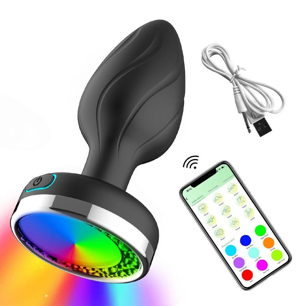 Remote Control Light Butt Plug - LUSTLOVER