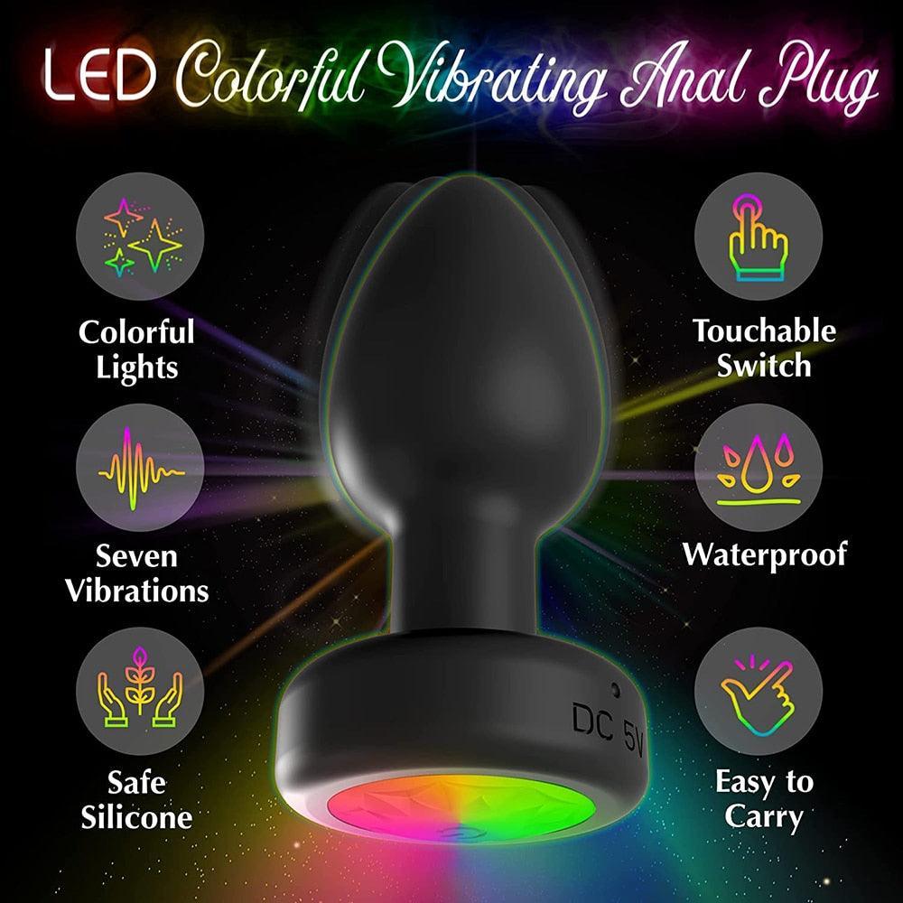 Remote Control Light Butt Plug - LUSTLOVER