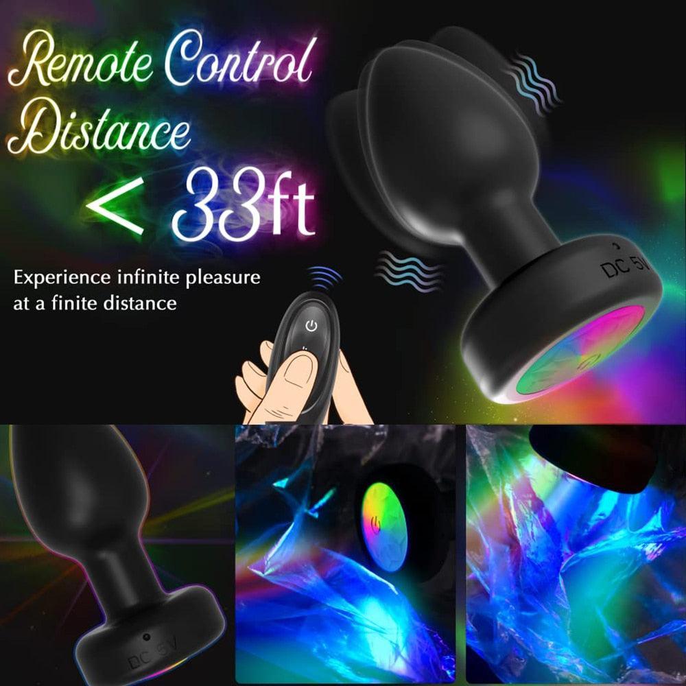 Remote Control Light Butt Plug - LUSTLOVER