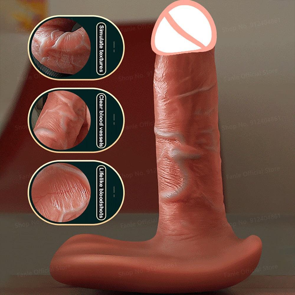 Remote Control Thrusting Butt Plug Dildo - LUSTLOVER