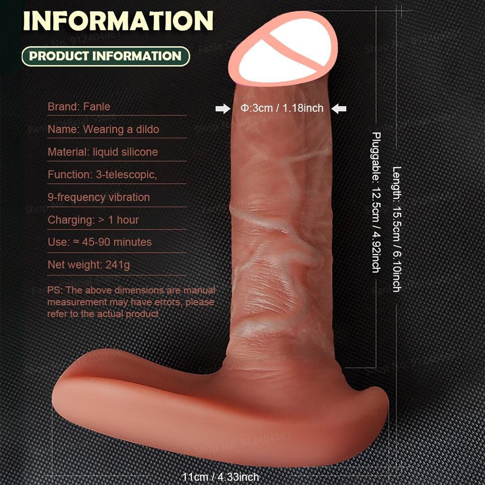 Remote Control Thrusting Butt Plug Dildo - LUSTLOVER