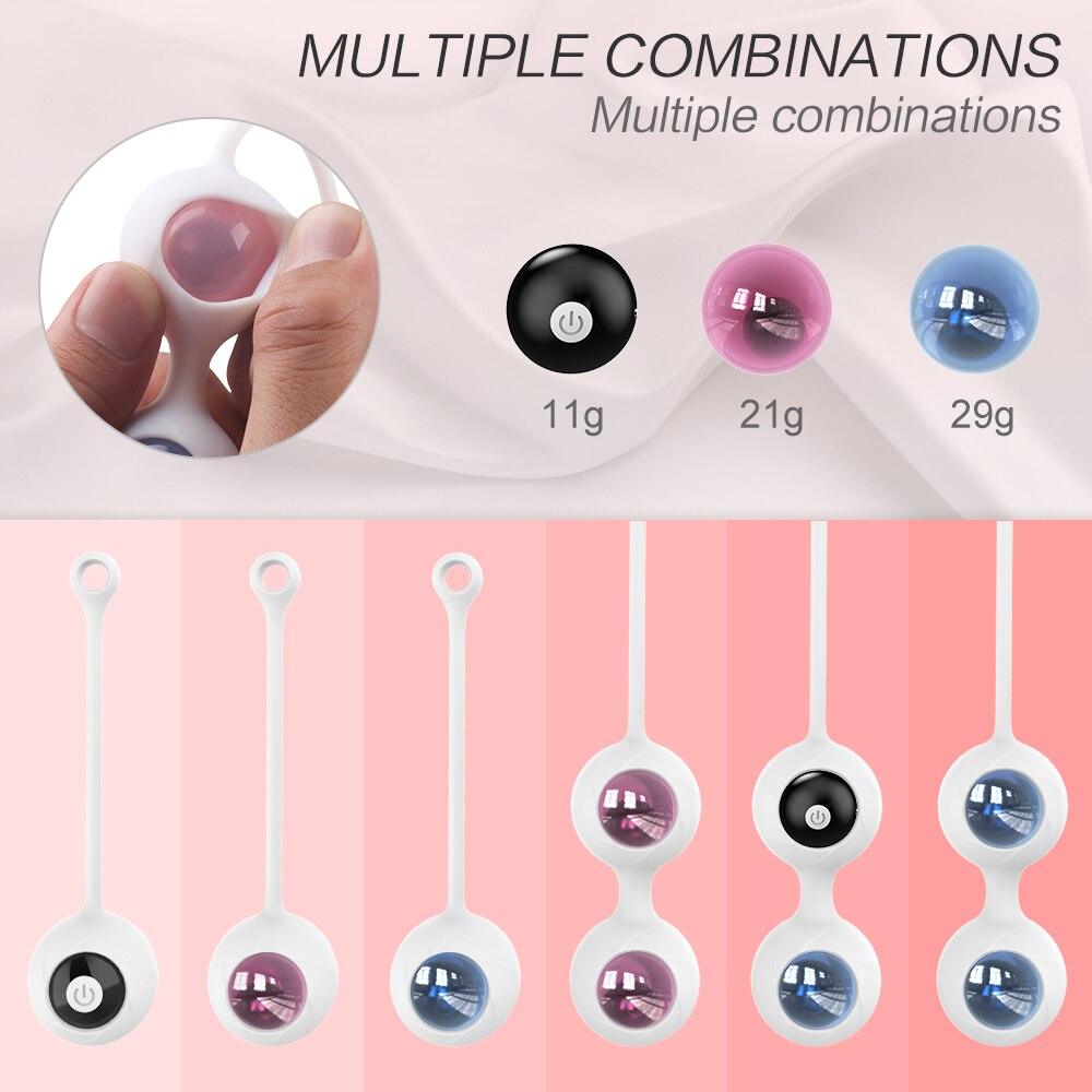 Remote Control Vibrator Kegel Balls - LUSTLOVER