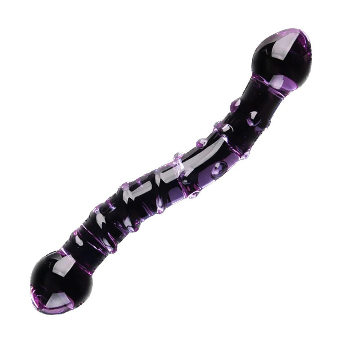 S Shape Double Ended Glass Dildo - LUSTLOVER