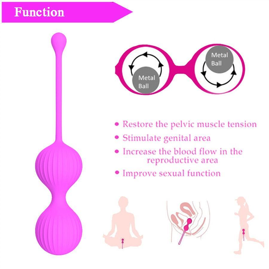 Safe Silicone Smart Kegel Ball - LUSTLOVER