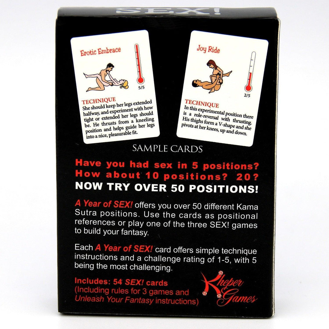 Sexual Positions Cards - LUSTLOVER