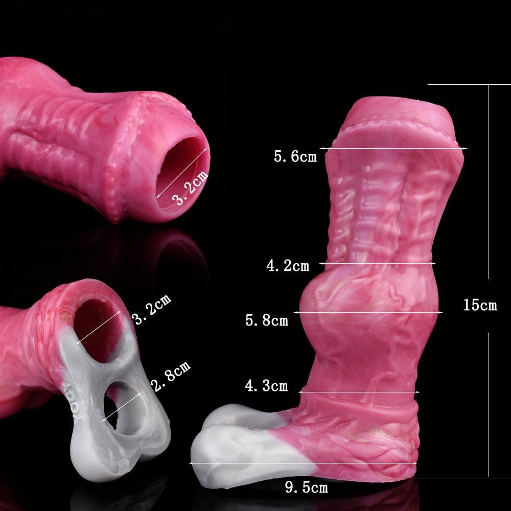 Silicone Fantasy Sheath Cock Enlargement - LUSTLOVER