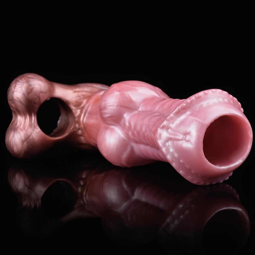 Silicone Fantasy Sheath Cock Enlargement - LUSTLOVER