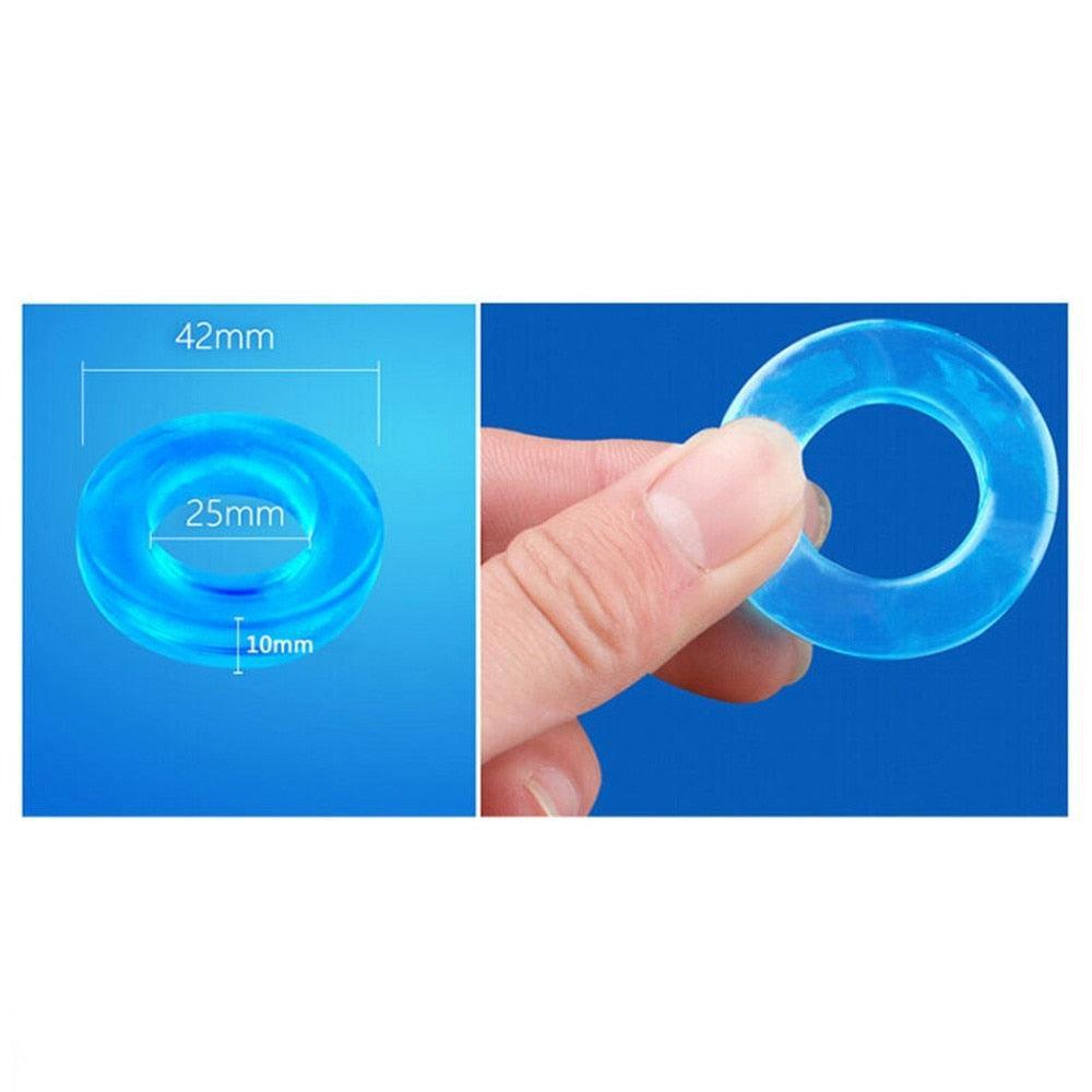 Silicone Gel Stretchy Cock Ring - LUSTLOVER