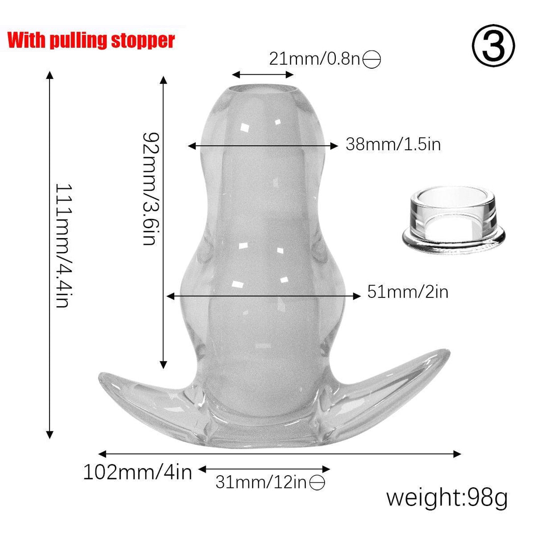 Silicone Hollow Butt Plug - LUSTLOVER