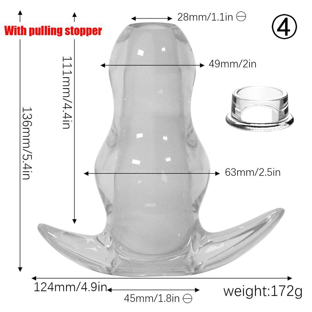 Silicone Hollow Butt Plug - LUSTLOVER