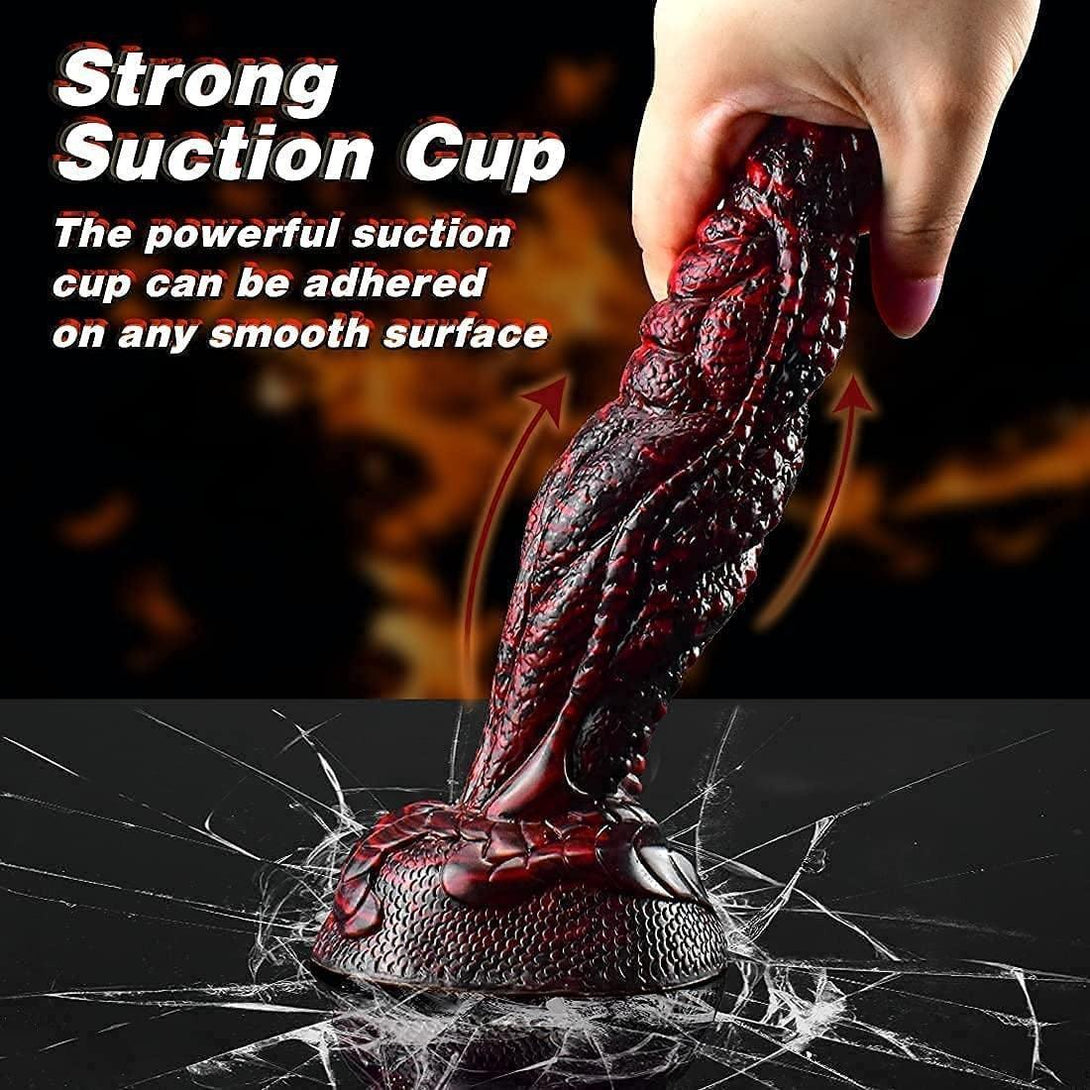 Silicone Suction Cup Large Monster Dildo - LUSTLOVER