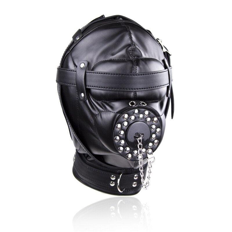 Slave Leather Femdom Hood - LUSTLOVER