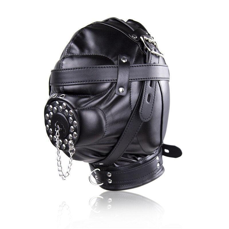 Slave Leather Femdom Hood - LUSTLOVER