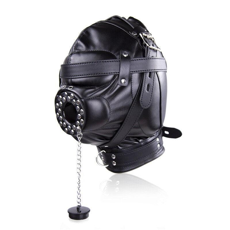 Slave Leather Femdom Hood - LUSTLOVER