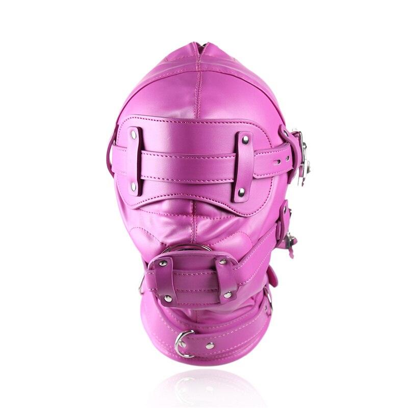 Slave Sensory Deprivation Fetish Hood With Dildo Gags - LUSTLOVER