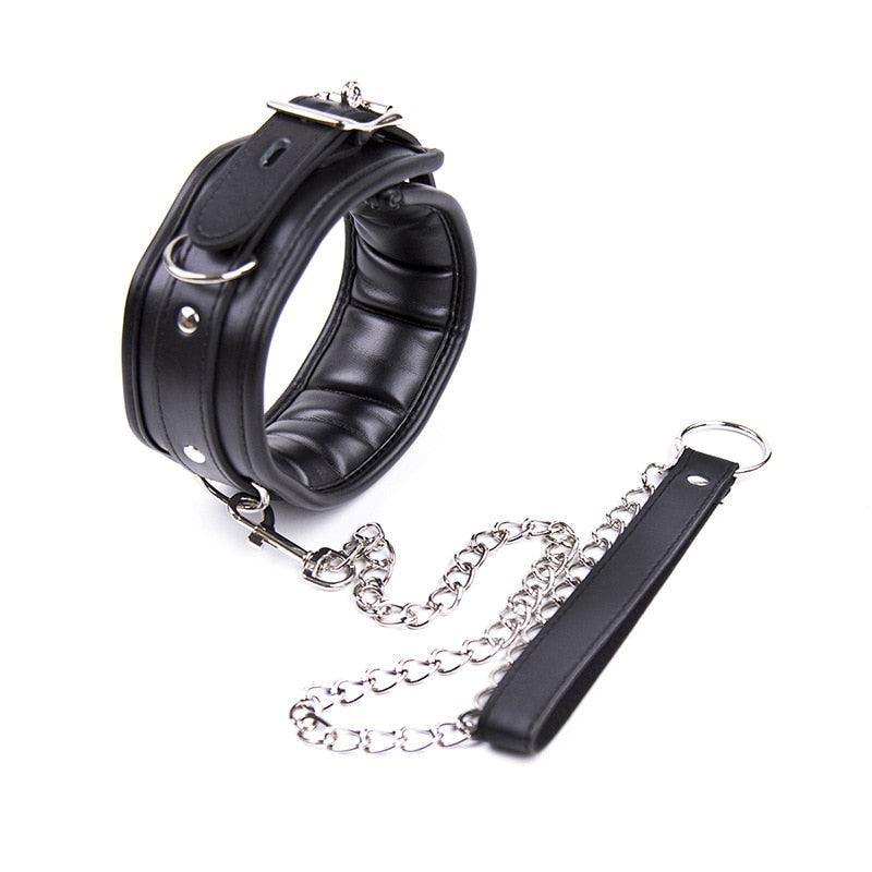 Sponge Collars With Leash - LUSTLOVER