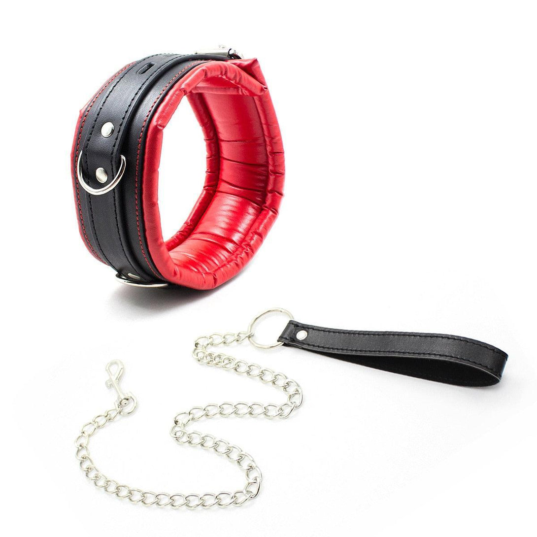 Sponge Collars With Leash - LUSTLOVER