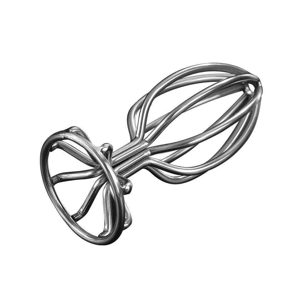 Stainless Steel Hollow Butt Plug Speculum - LUSTLOVER