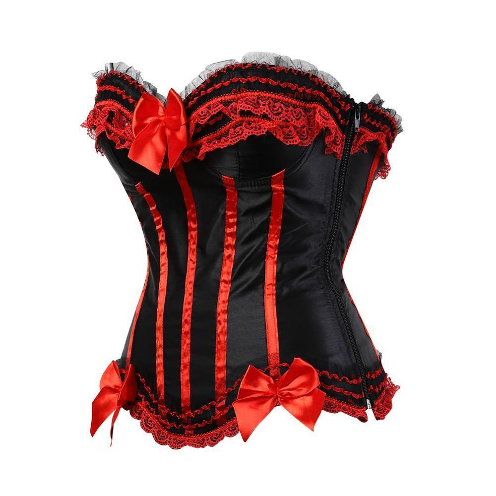 Steampunk Striped Corset - LUSTLOVER