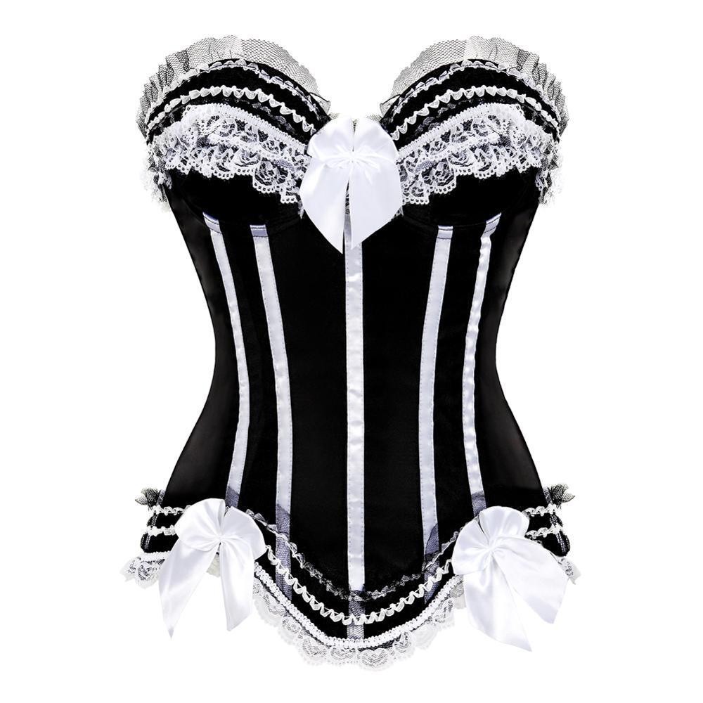 Steampunk Striped Corset - LUSTLOVER