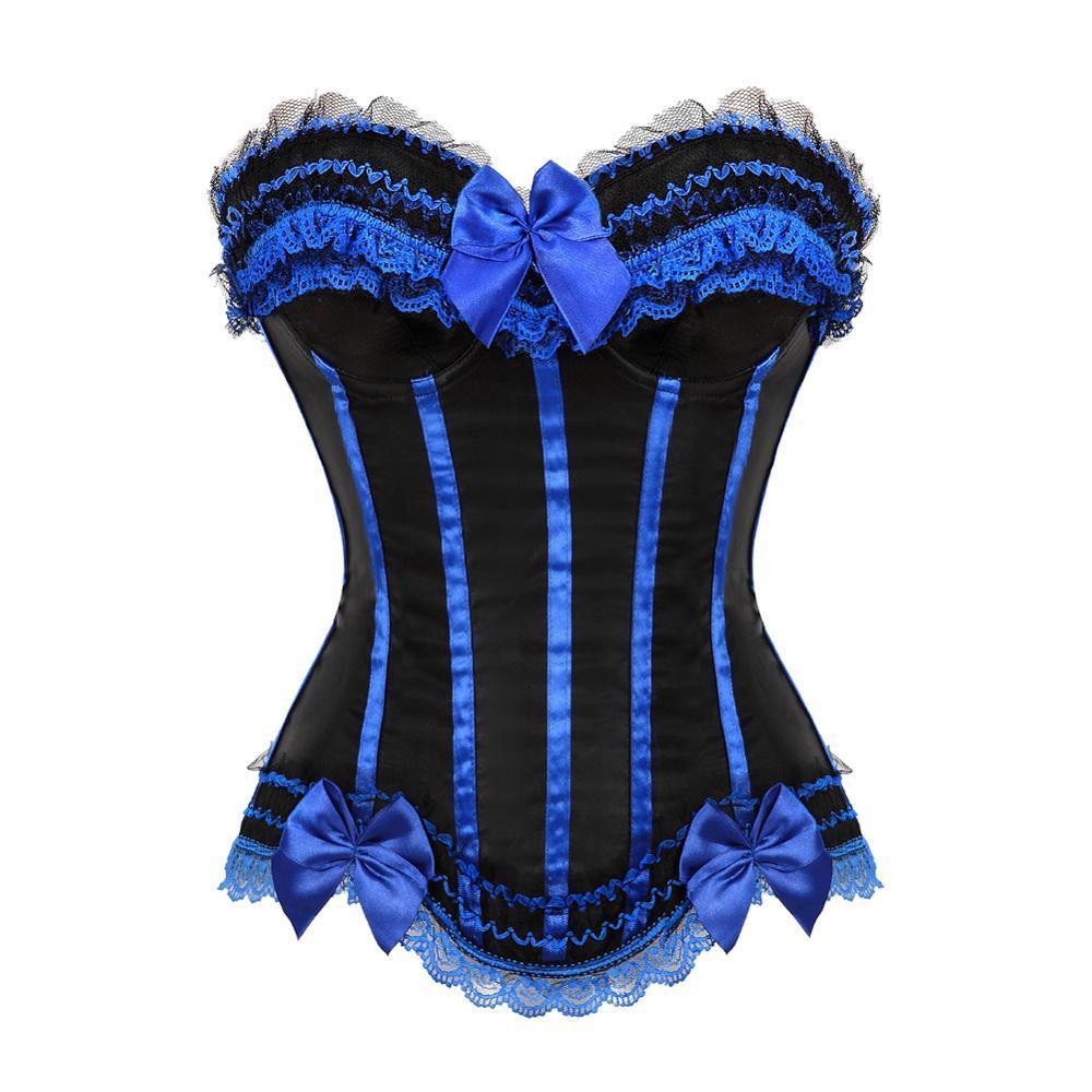 Steampunk Striped Corset - LUSTLOVER