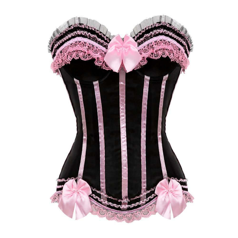 Steampunk Striped Corset - LUSTLOVER