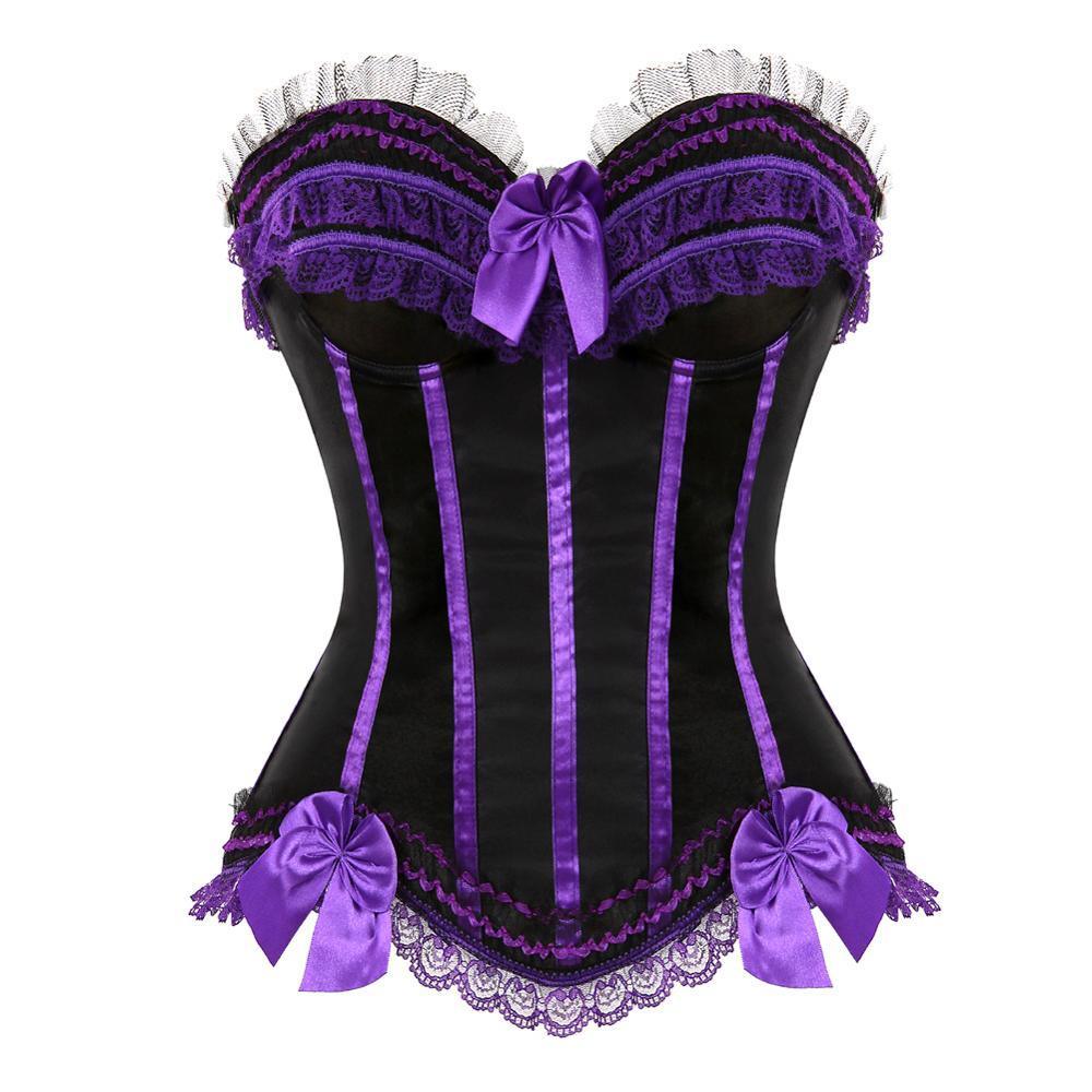 Steampunk Striped Corset - LUSTLOVER