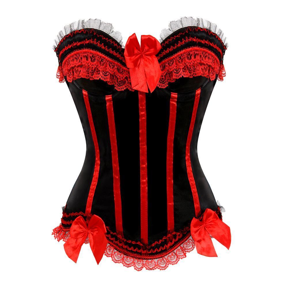 Steampunk Striped Corset - LUSTLOVER