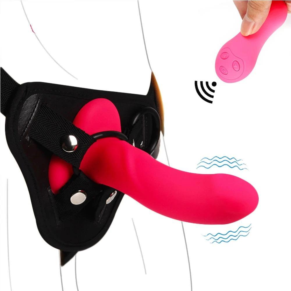 Strap On Harness Vibrating Panty - LUSTLOVER