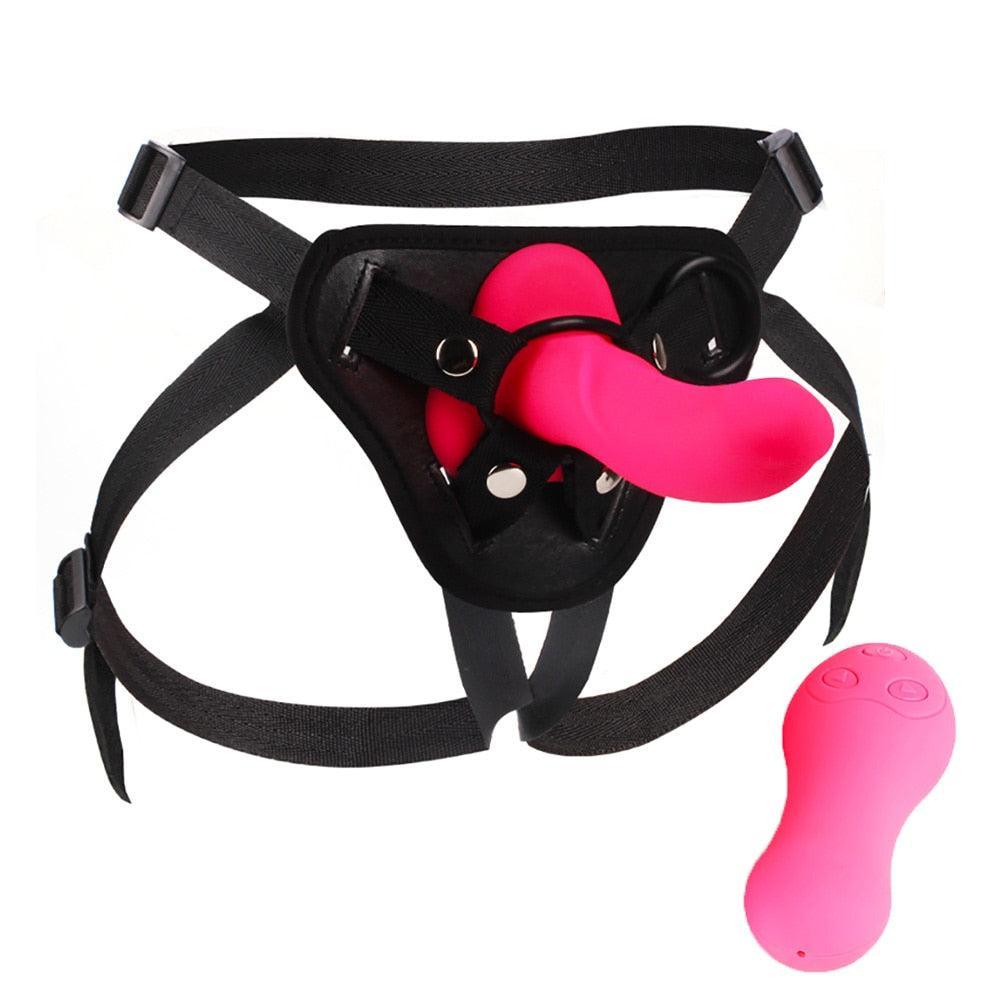 Strap On Harness Vibrating Panty - LUSTLOVER