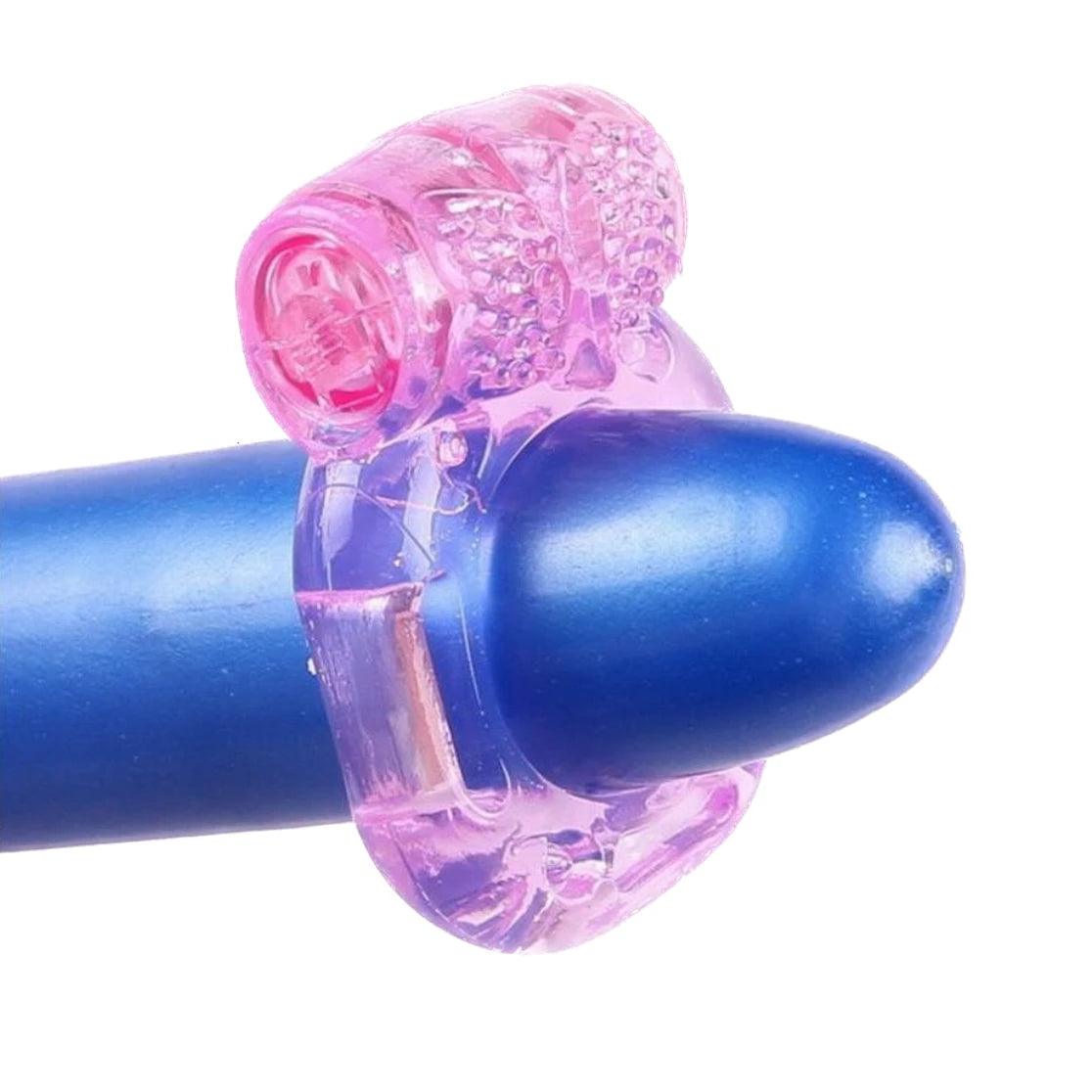 Stretchy Vibrating Cock Ring - LUSTLOVER