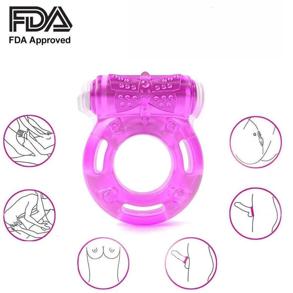 Stretchy Vibrating Cock Ring - LUSTLOVER