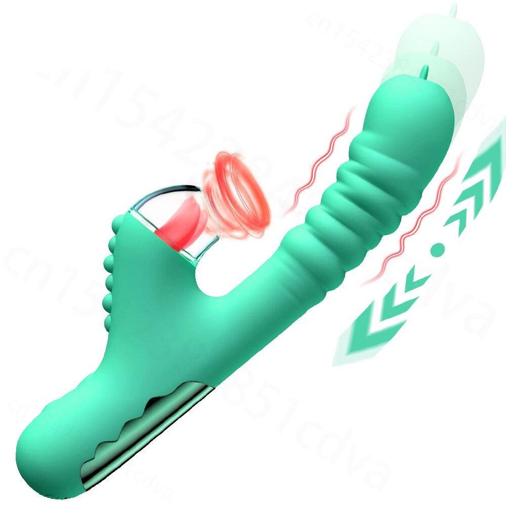 Suction and Licking Vibrator - LUSTLOVER